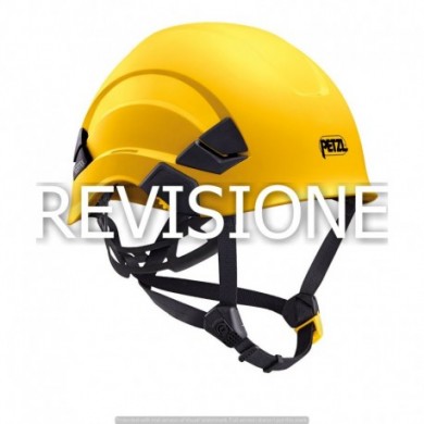 REVISIONE CASCO VERTEX GIALLO