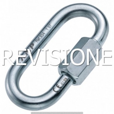 OVAL QUICK LINK STEEL 8 mm CAMP