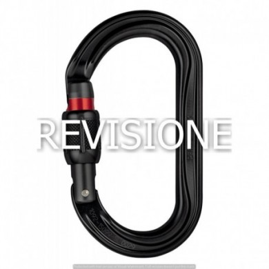 REVISIONE Moschettone Ok Screw-Lock Nero