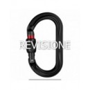 REVISIONE Moschettone Ok Screw-Lock Nero